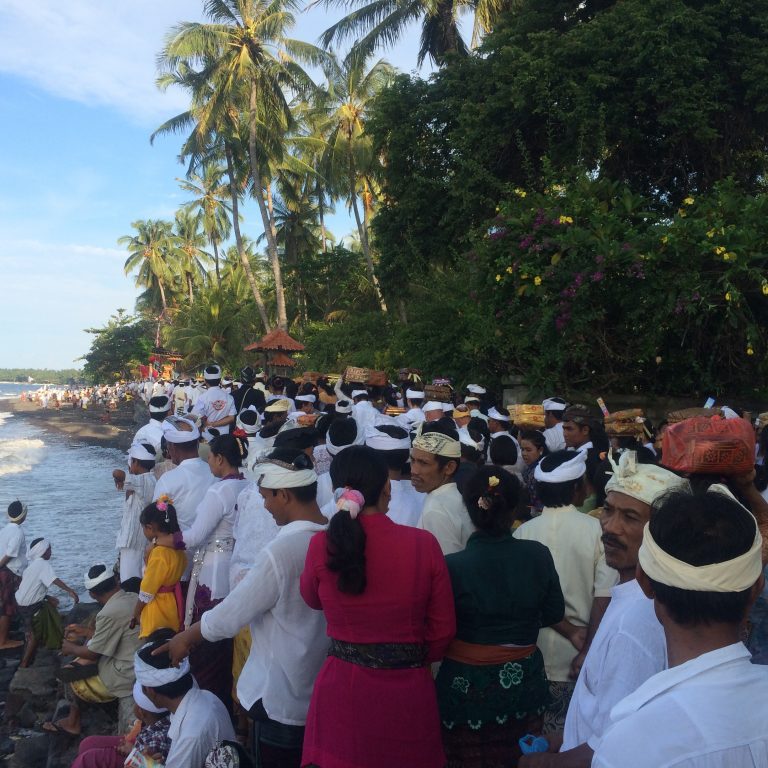 Balinese water ceremony