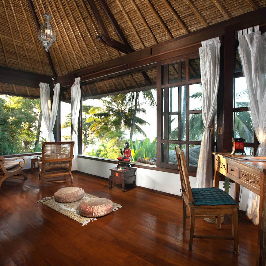 Living area in our Moonlight room