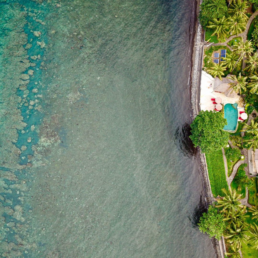 Prana Veda mit Korallenriff vor der Haustür